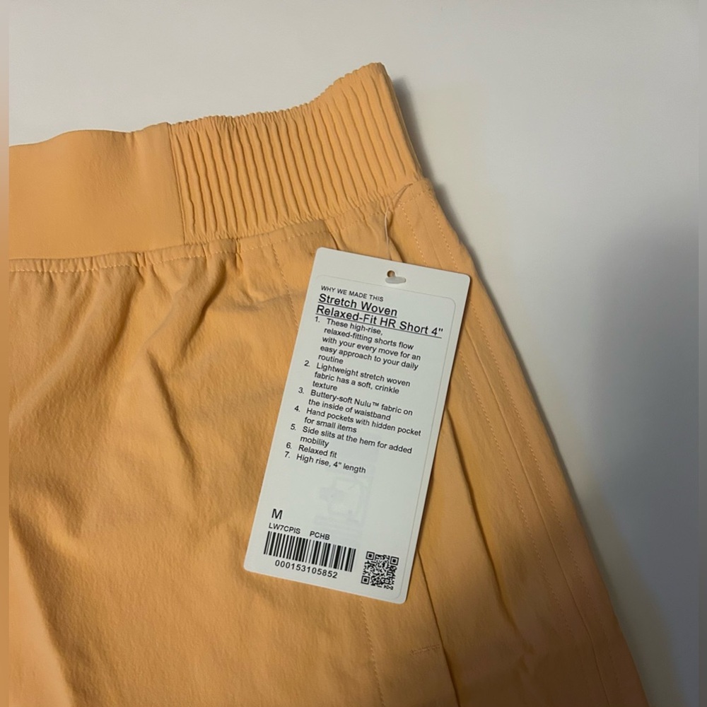 NWT Lululemon Stretch Woven Relaxed-Fit High-Rise Short 4" - Picture 11 of 12